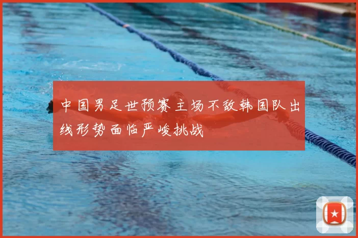 中国男足世预赛主场不敌韩国队出线形势面临严峻挑战
